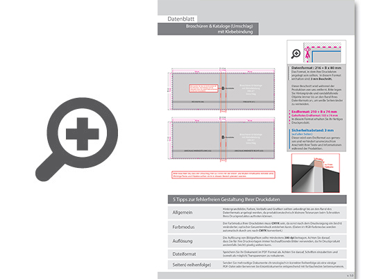 Product Bild brosch__re_mit_pur-klebebindung__endformat_din_a7_quer__176-seitig